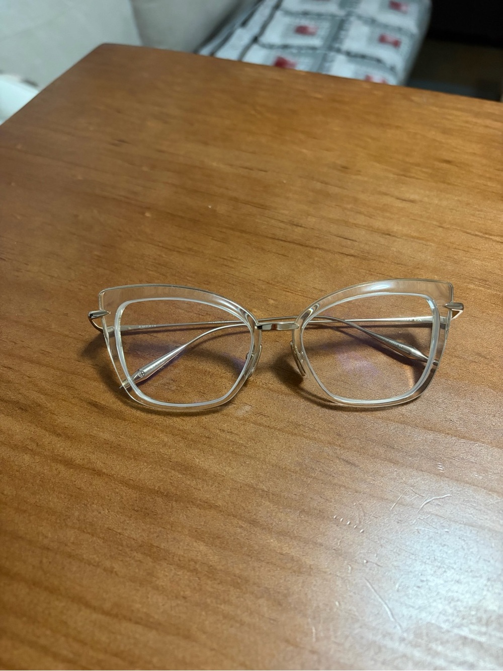 Clear Cat-Eye Glasses - DITA